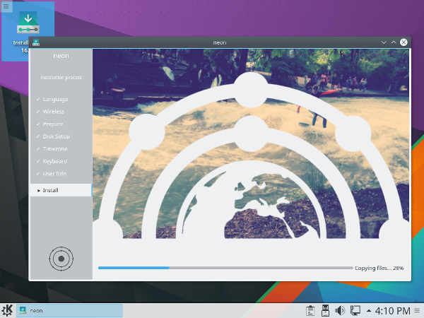 Captura de pantalla del Neon 5.6